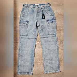 One Teaspoon Cargo Motion Jeans In Light Wash